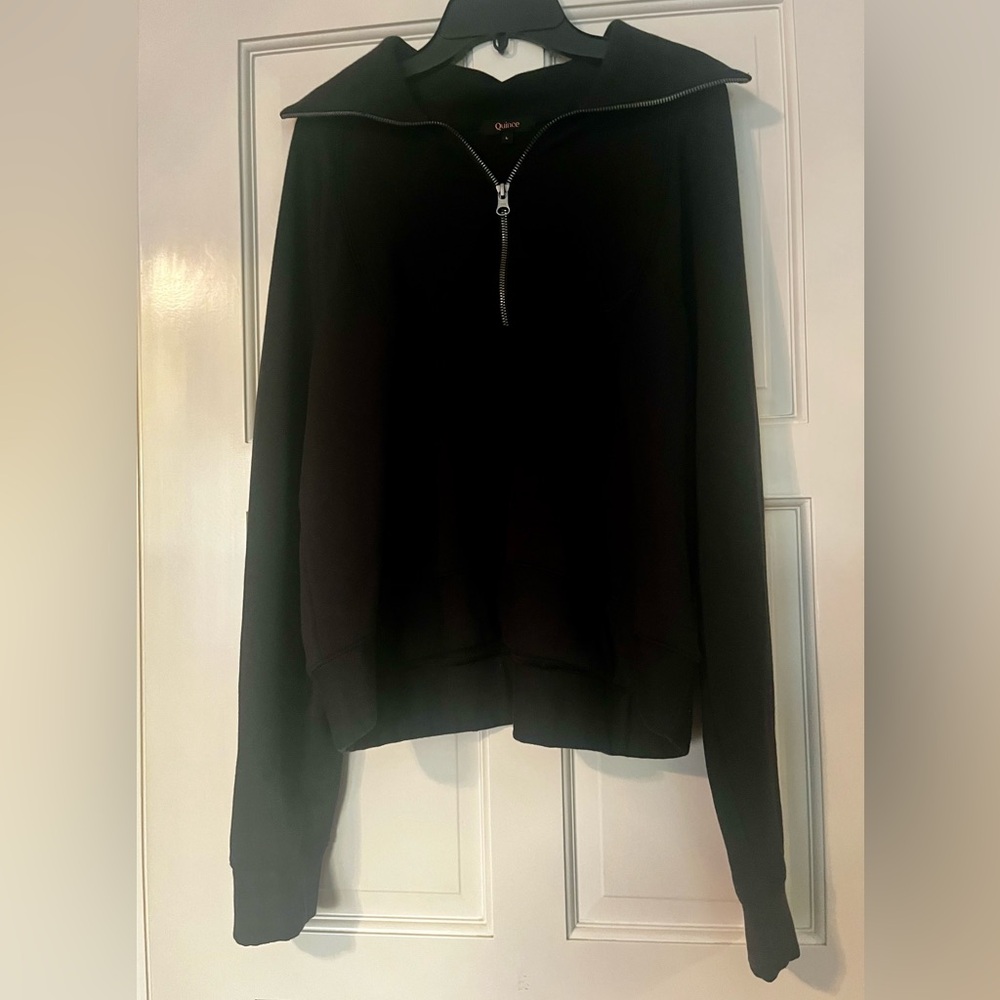 Quince ladies half zip sweatshirt
